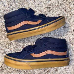 Denim Blue & Tan Vans | US Kids Size 1.5